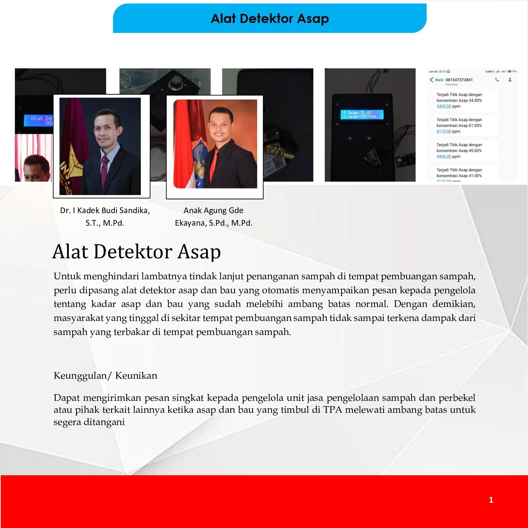 Alat Detektor Asap