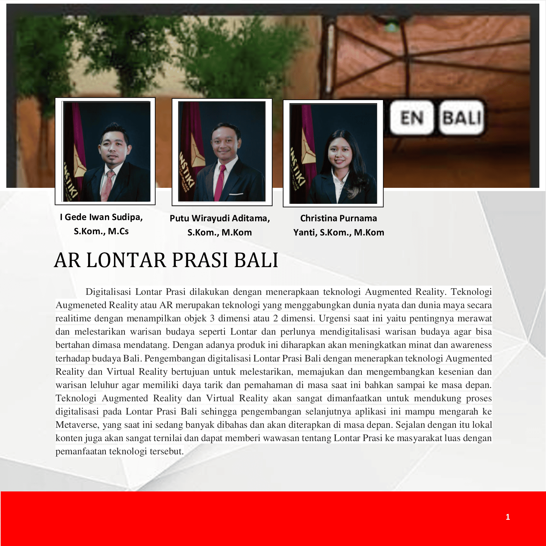 AR LONTAR PRASI BALI